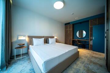 Фото номера Вилла с 2 спальнями, бассейн в форме лагуны Отель HVD Reina del Mar - 24 Hours Premium All Inclusive г. Обзор 3