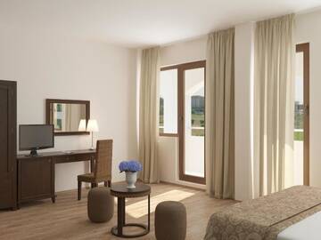 Фото номера Двухместный номер с 1 кроватью и балконом Апарт-отели Sunrise All Suites Resort- All Inclusive г. Обзор 5
